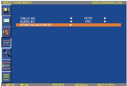 VIEWSONIC CD4636 - Menu principal - 2