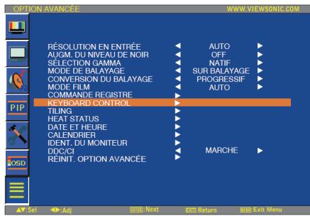 VIEWSONIC CD4636 - Commande registre - 1