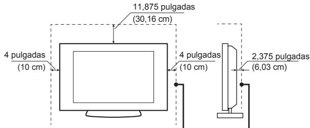 11,875 pulgadas (30,16 cm) 4 pulgadas (10 cm) 4 pulgadas (10 cm) 2,375 pulgadas (6,03 cm)
