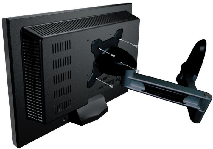 VIEWSONIC N1630W - Montar el ViewSonic LCD TV a la pared - 1