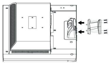VIEWSONIC N1630W - Instalación de la Base - 1
