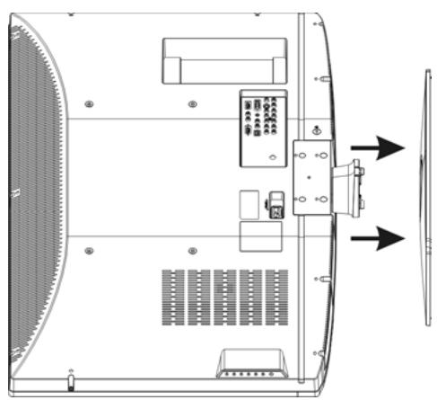 VIEWSONIC N3290W - Dépose du support - 1
