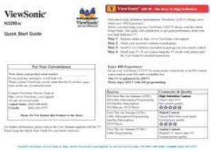 VIEWSONIC N3290W - Contenu de l'emballage - 5