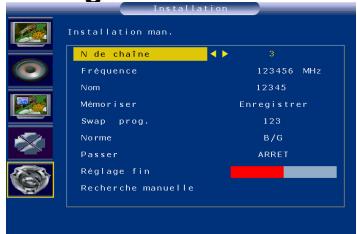 VIEWSONIC N3746W - Configuration du téléviseur - 3