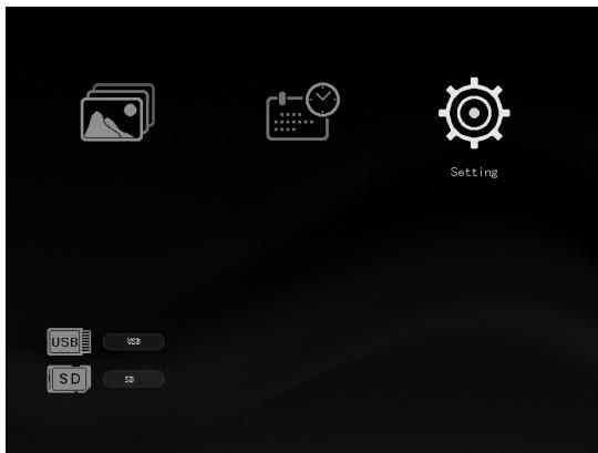 Setting USB USB SD SB