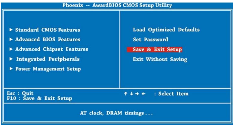 VIEWSONIC VOT530 - Enregistrer et quitter la configuration - 1