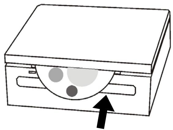 VIEWSONIC VOT550 - Insérer un disque dans le lecteur de disque optique - 2