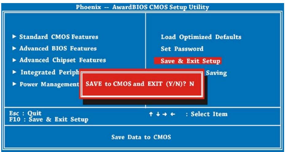 VIEWSONIC VOT550 - Enregistrer et quitter la configuration - 2