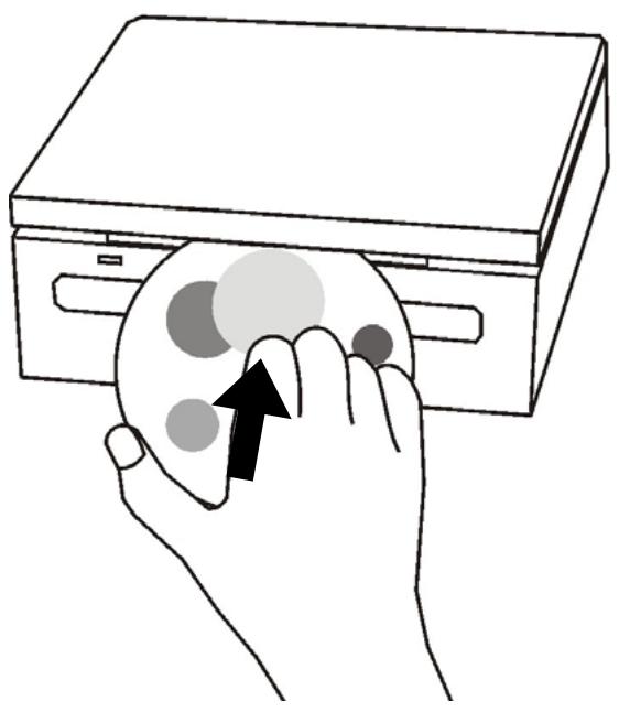 VIEWSONIC VOT550 - Insérer un disque dans le lecteur de disque optique - 1