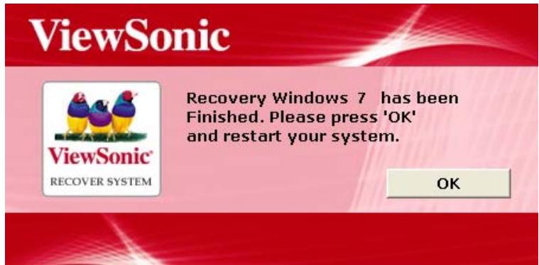 VIEWSONIC VPC101 - Utiliser le DVD de récupération - 7