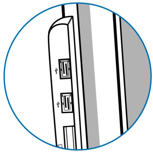 VIEWSONIC VPC101 - Connexion des périphériques USB - 1