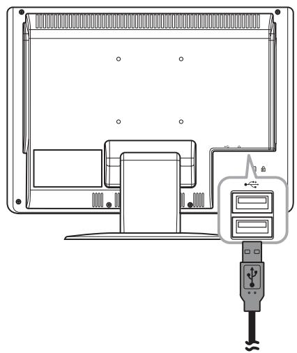 VIEWSONIC VPC190 - Brancher un clavier USB - 1