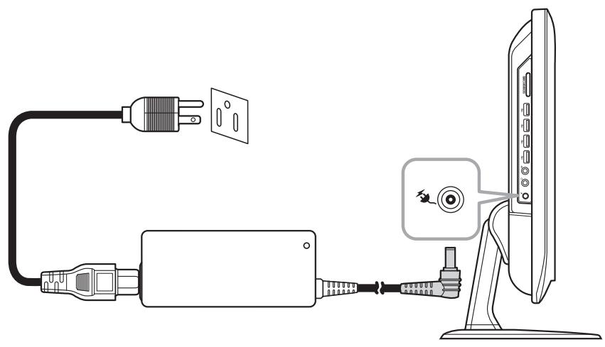 VIEWSONIC VPC190 - Brancher l'alimentation - 1