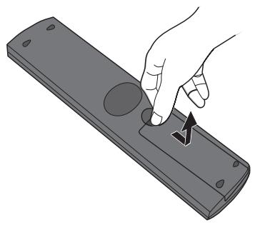 VIEWSONIC VT4210LED - Insertion des piles de la télécommande - 1