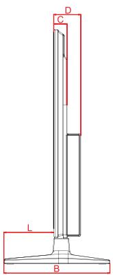 VIEWSONIC CDP5537-L - Dimensions - 3