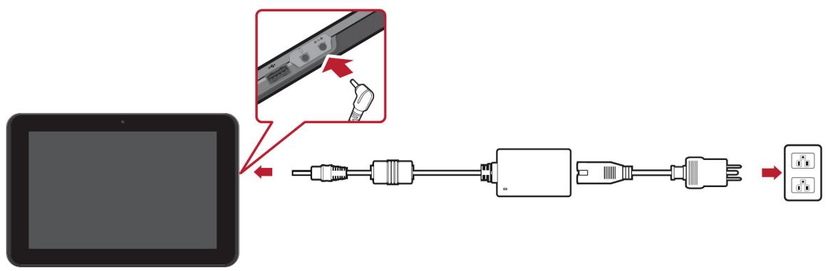 VIEWSONIC VIEWPAD 10PI - Chargement de la batterie - 1