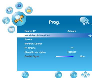 VIEWSONIC VT2755LED - Mémorisation des canaux - 1