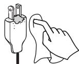 VIEWSONIC VT2755LED - Nettoyage de la prise d'alimentation CA - 1