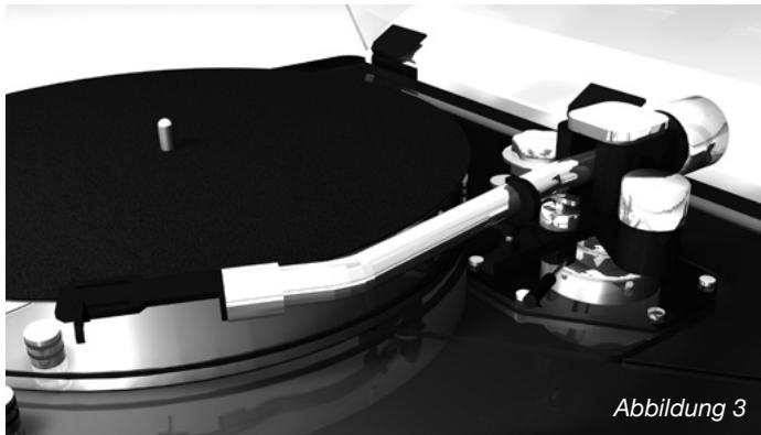 THORENS TD 550 - ACHTUNG: Gehen Sie im Folgenden extrem vorsichtig vor, da jeder Fehler die Abtastnadel des Tonabnehmers zerstoren kann! - 1