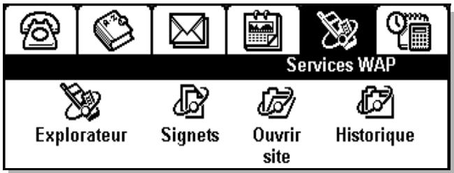ERICSSON R380S - Services WAP - 1