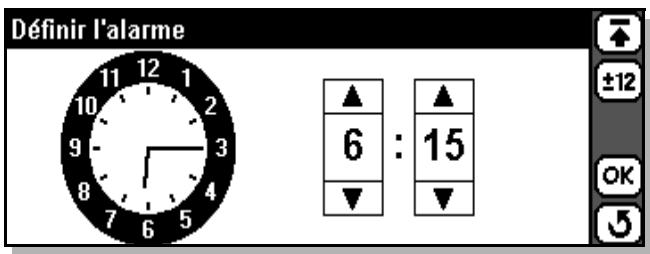 ERICSSON R380S - Pour régler une alarme : - 1