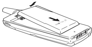 ERICSSON R380S - Pour insérer la batterie : - 1