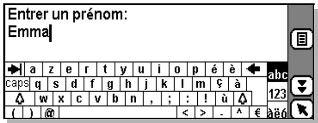 ERICSSON R380S - Le clavier texte - 1