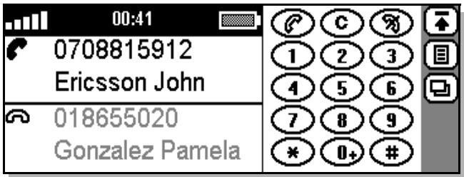ERICSSON R380S - Permutation d'appels - 1