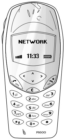 ERICSSON R600 - Fonctions des touches - 5