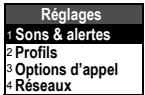 ERICSSON R600 - Pour régler la tonalité des touches - 2