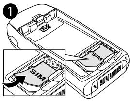 ERICSSON T68M - Informations sur les batteries et la carte SIM - 1