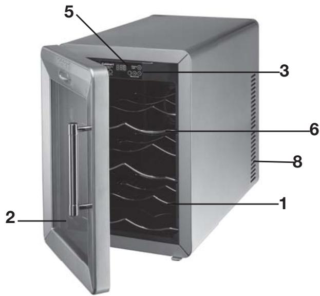 CUISINART CWC600E - CARACTERÍSTICAS DEL PRODUCTO - 1