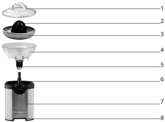 CUISINART CCJ210E - ONDERDELEN - 1