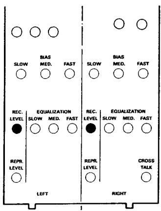 STUDER A700 - Niveau d'enregistrement - 1