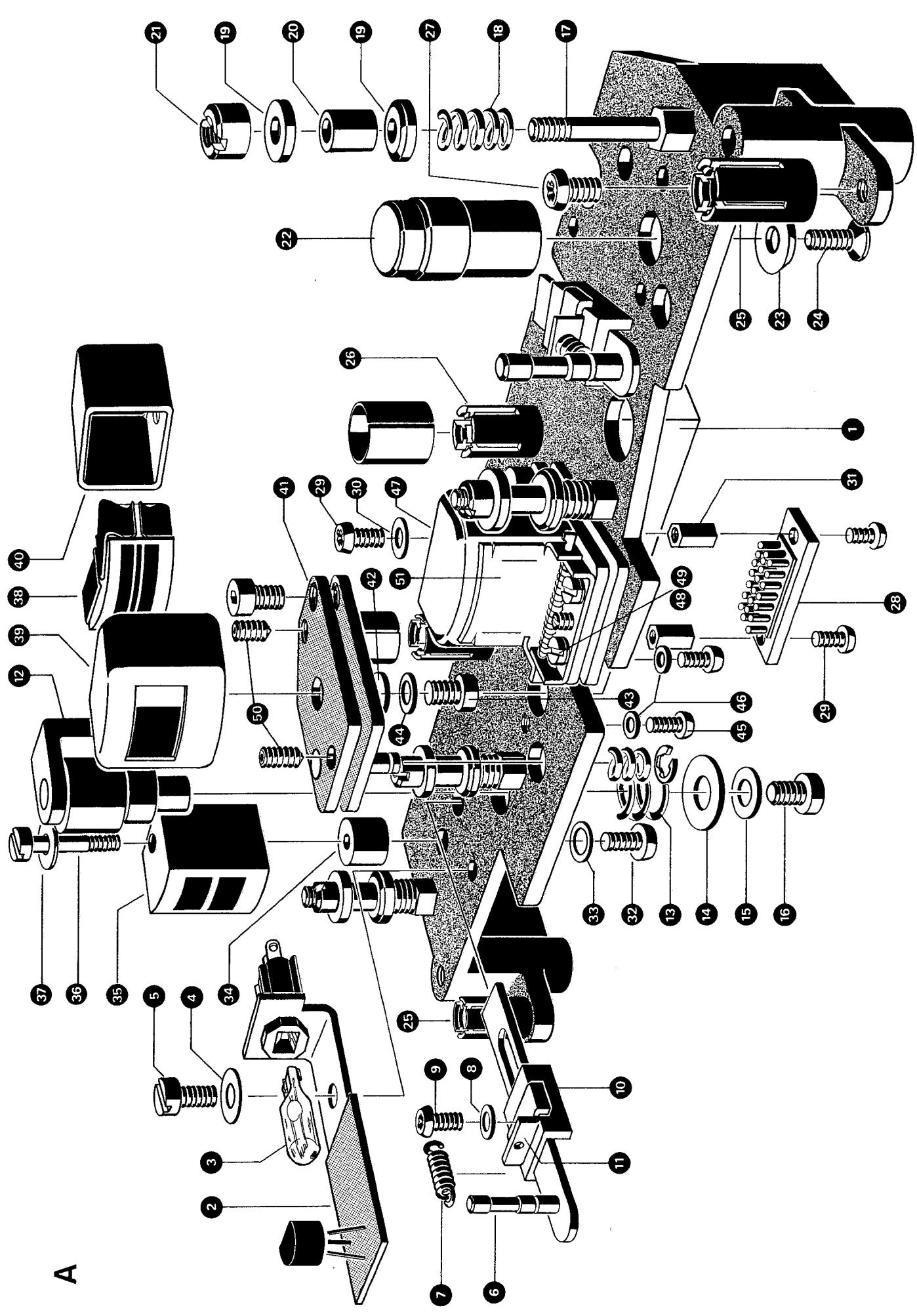STUDER A700 - Lieste des pieces détachées - 1