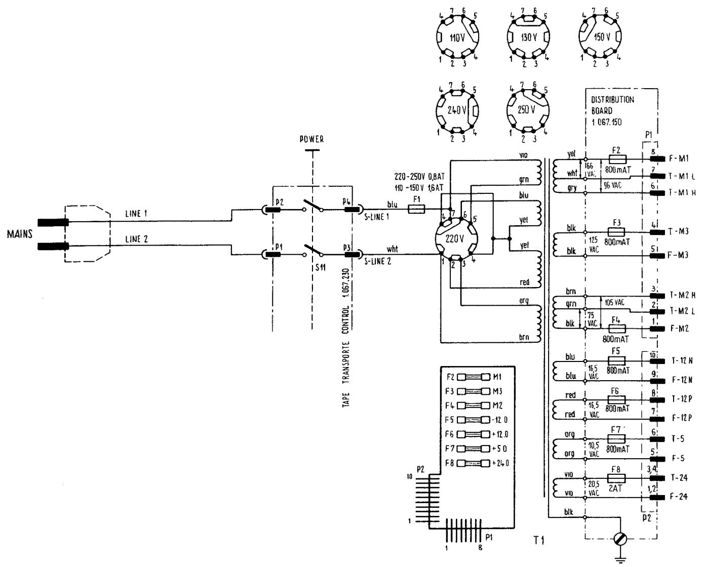 STUDER A700 - Bloc des têtes 1.020.822 (A24) - 2
