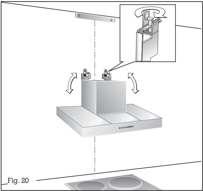 GAGGENAU AW543120 - La consigne suivante ne concerne que la hotte AW 542/543 (dépourvue d'extracteur intégré) : - 2