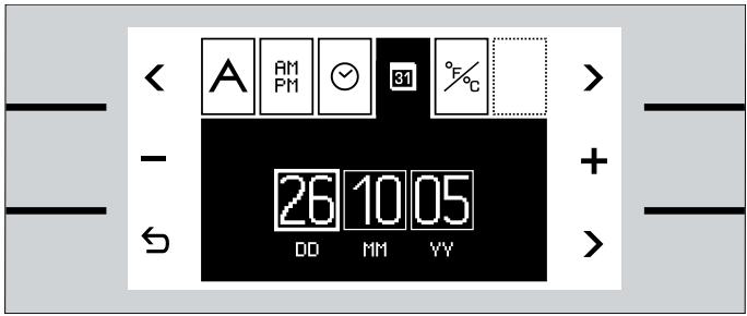 GAGGENAU BM275110 - Datum einstellen - 1