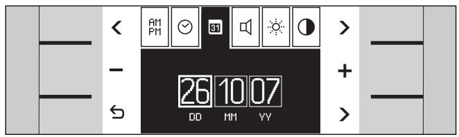GAGGENAU BS281630 - Exemple : modifier l'affichage de veille - 3