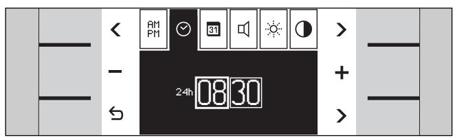 GAGGENAU BS281630 - Exemple : modifier l'affichage de veille - 2