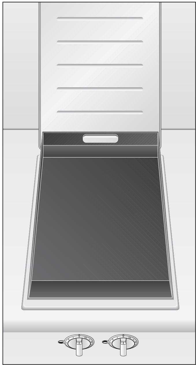 GAGGENAU VR421110 - Fonctionnement avec la plaque en fonte - 1