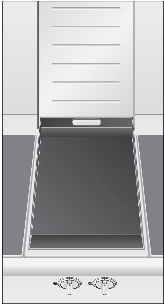 GAGGENAU VR421611 - Fonctionnement avec la plaque en fonte - 1