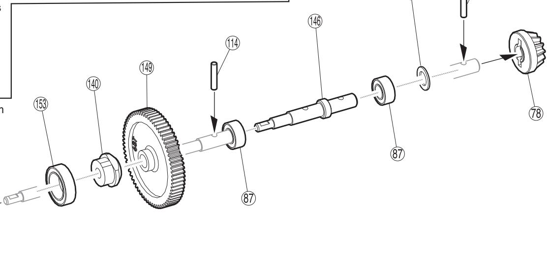 KYOSHO EP FAZER - Lé à dévelop / rear differential / hintere gear differential differéntiel arrière / diferencial trasero - 17
