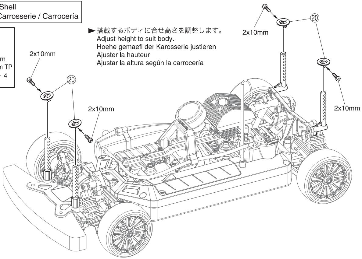 KYOSHO PURETEN GP 4WD FAZER - / Air cleaner luftfilter/filtre à air/filtro de aire - 14