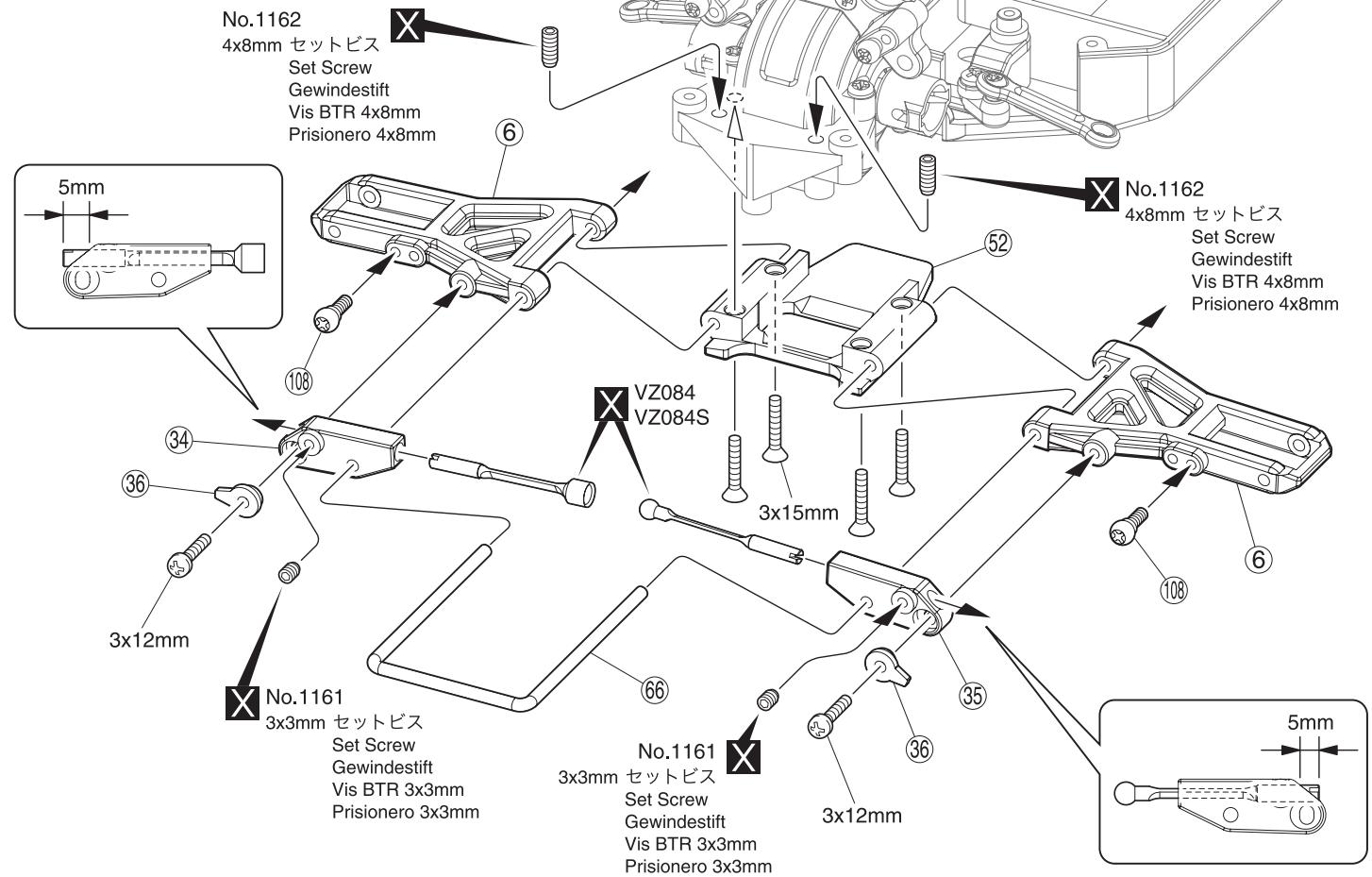 KYOSHO PURETEN GP 4WD FAZER - / Air cleaner luftfilter/filtre à air/filtro de aire - 18