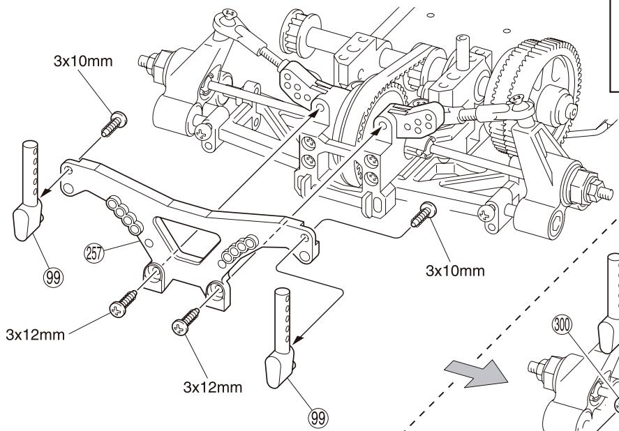 KYOSHO V-ONE III EVA XANAVI NISMO Z - Avant l'assemblage, veuillez lire les points suivants attentivement: - 41