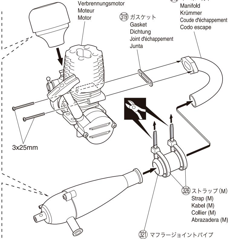 KYOSHO V-ONE III EVA XANAVI NISMO Z - Avant l'assemblage, veuillez lire les points suivants attentivement: - 49