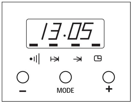 TEKA HC-670 - Annulation de l'illumination de la pendule - 1