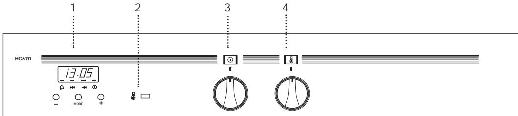 TEKA HC-670 - Frontal de Mandos - 1