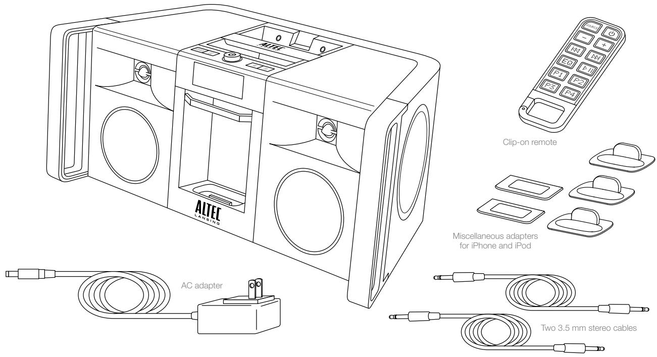 ALTEC LANSING IMT800 - Contents - 1